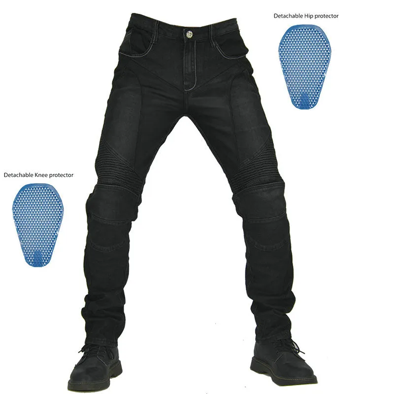 Racing Casual Slim-fit Stretch Mesh Stitching Men's Pants