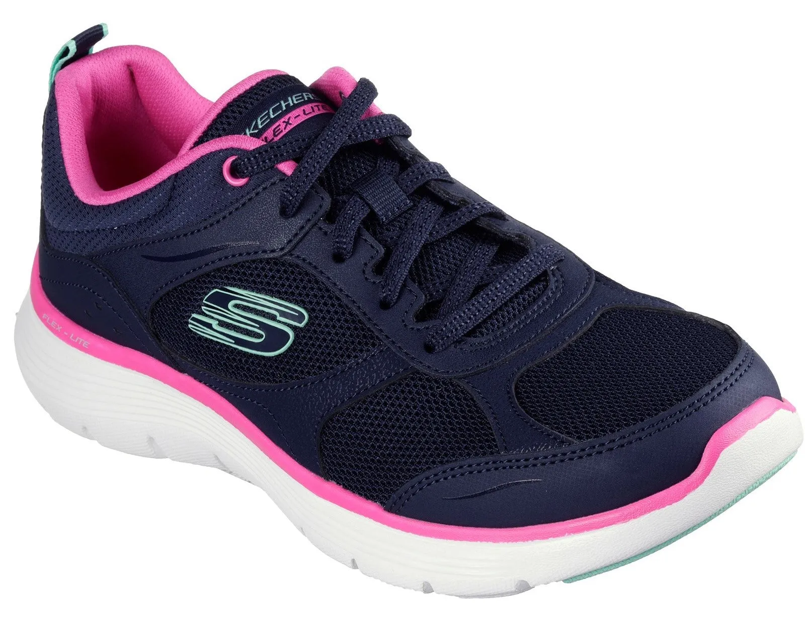 Skechers 150202 Flex Appeal 5 Fresh Touch Womens Lace Up Trainer