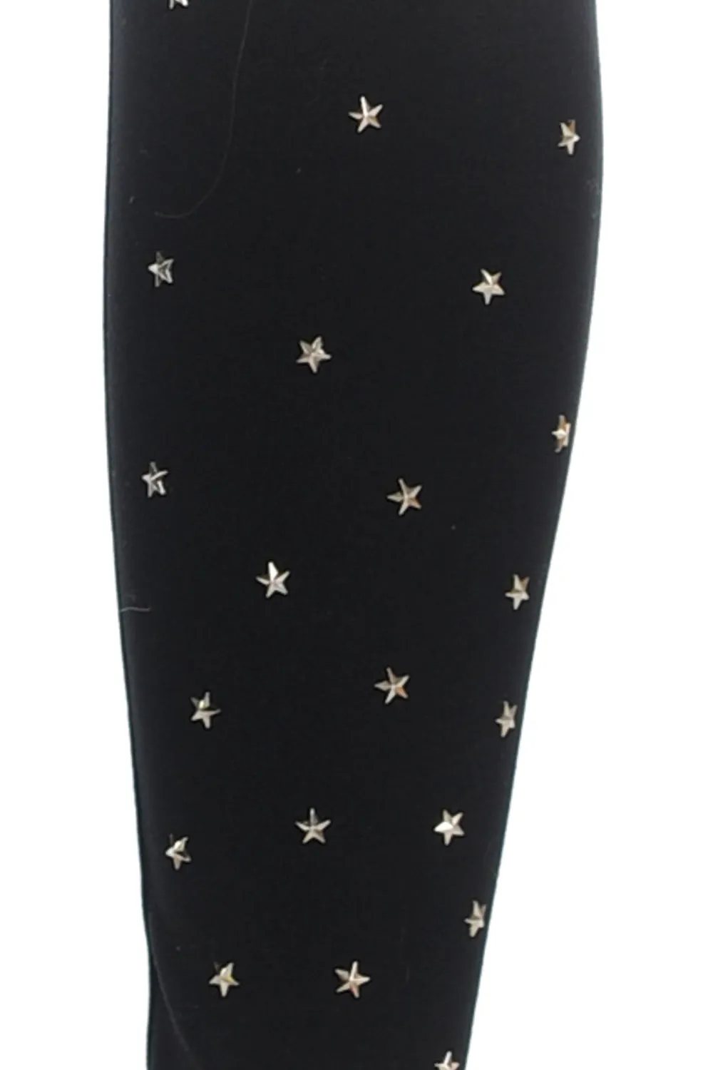 Star Studded Ponte Leggings in Black