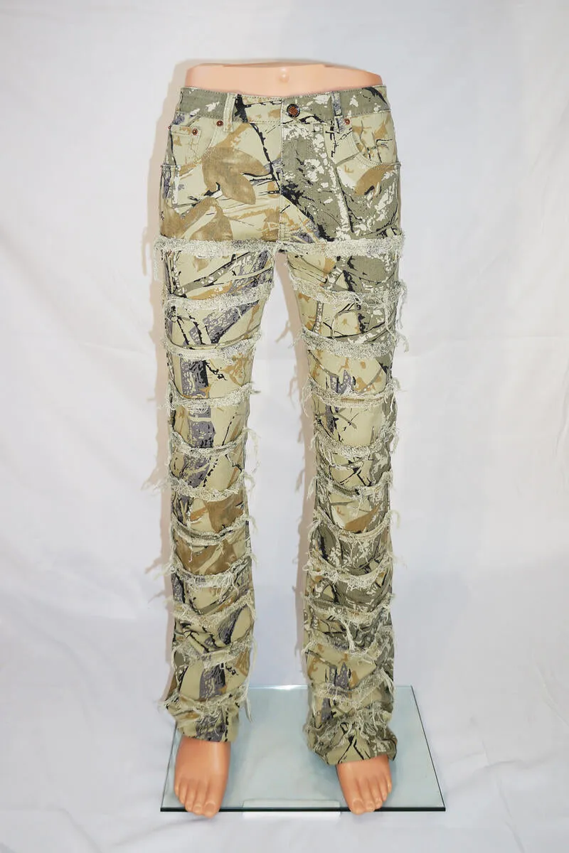 Taker Stretch Hunter Camo Stacked Pant (Grey)