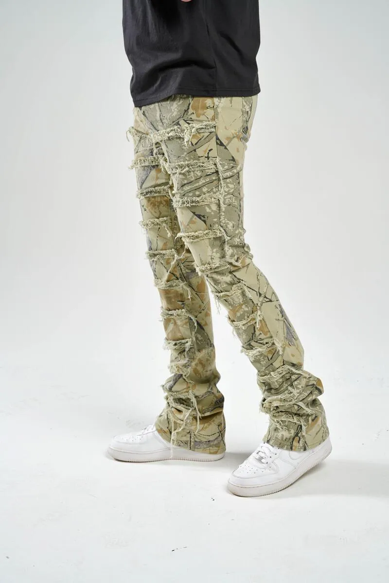 Taker Stretch Hunter Camo Stacked Pant (Grey)