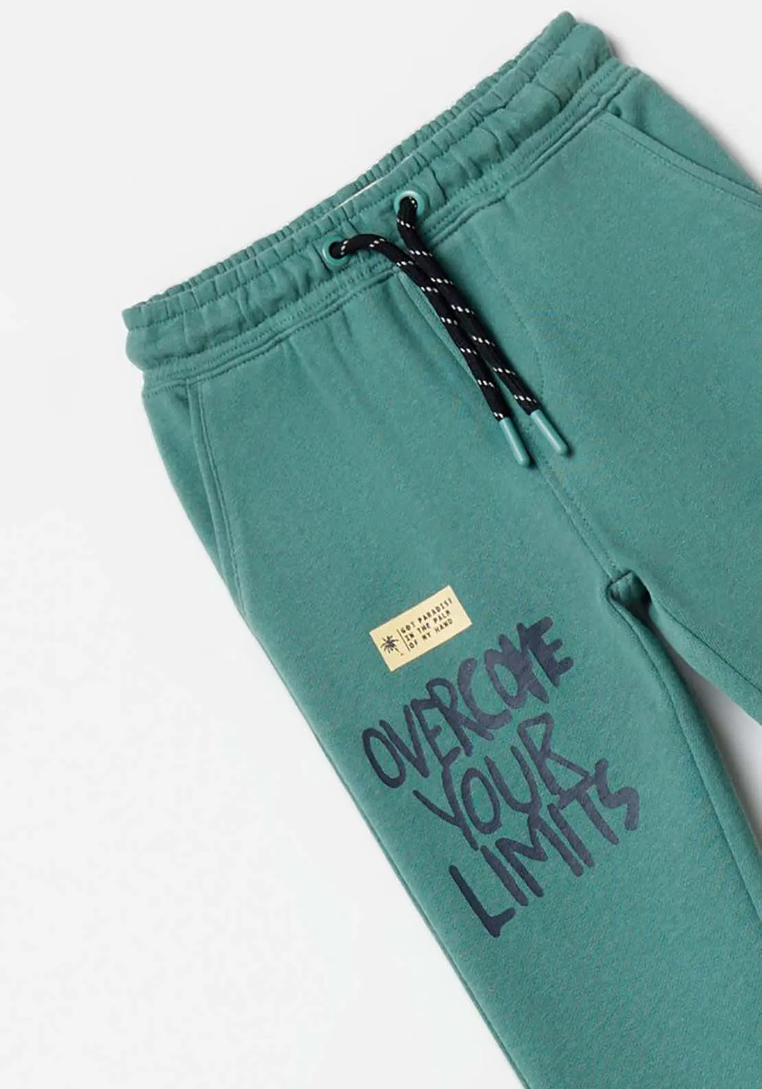 Tiger Print Joggers - Green