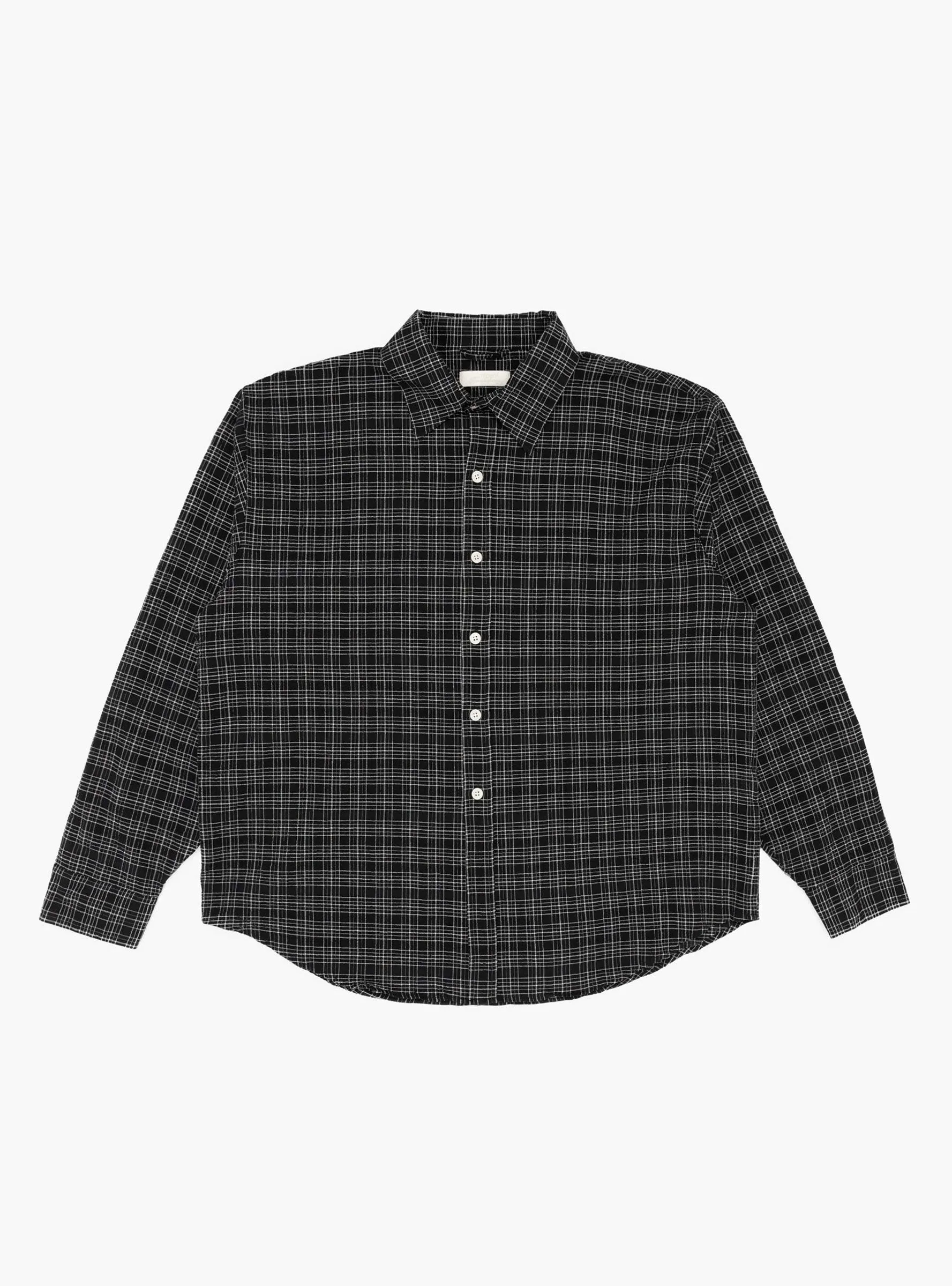 Vacation Shirt Black Check