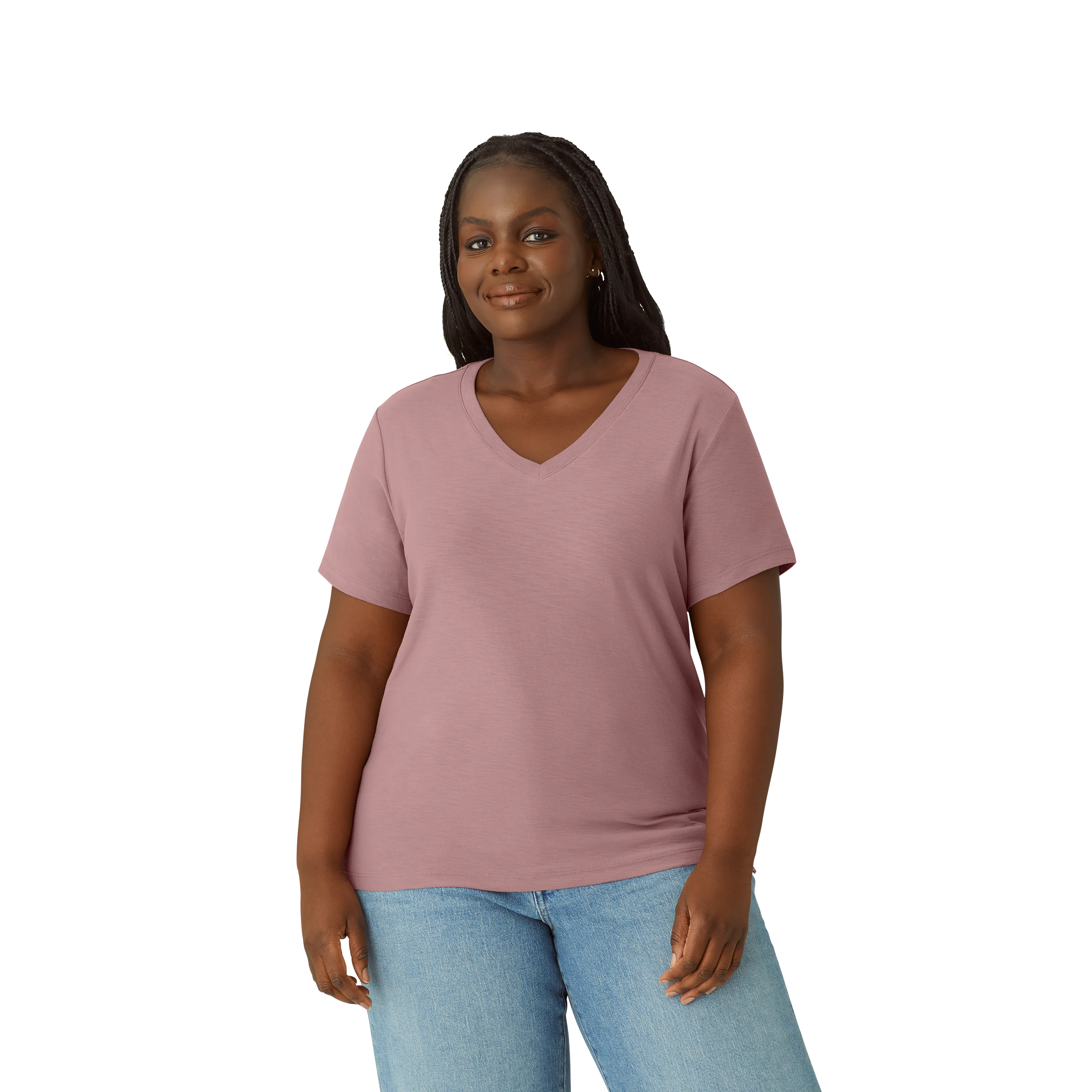 Women's Air Slub V-Neck T-Shirt 3-Pack