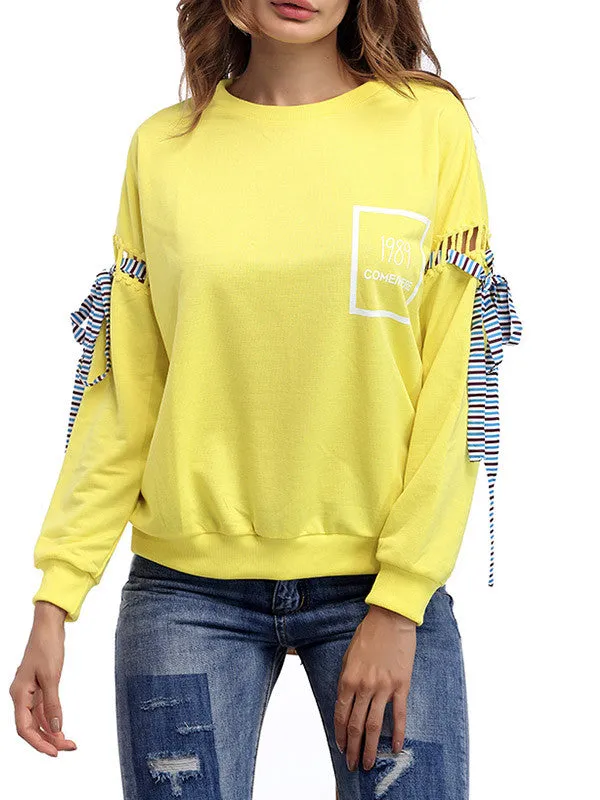 Women's Solid Color Casual Sweatshirt